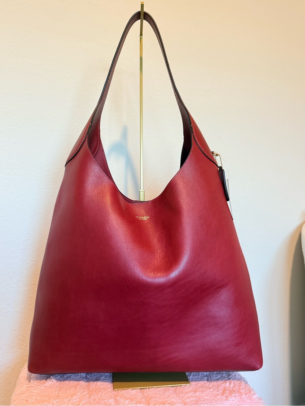 **NWT** Coach Brooklyn 39 in Dark Ruby